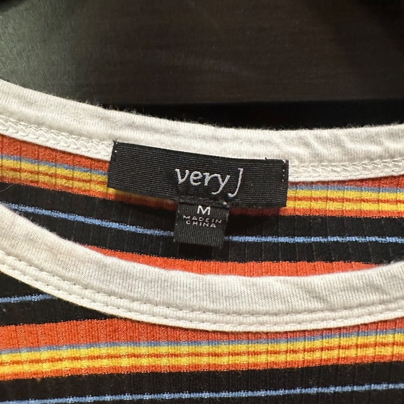 Striped Cropped Tee - Picture 4 of 6